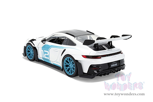 Jada Toys Hyper-Spec - Porsche 911 GT3 RS (992) #12 (1/24, diecast model car, White/Black top) 36494