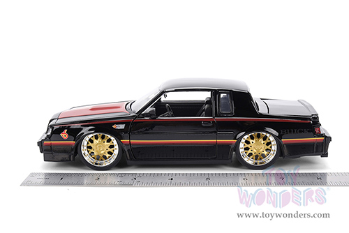 Jada Toys Bigtime Muscles - Buick® Grand National™ Hard Top (1987, 1/24 scale diecast model car, Black/Red) 36586