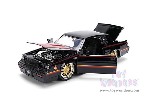 Jada Toys Bigtime Muscles - Buick® Grand National™ Hard Top (1987, 1/24 scale diecast model car, Black/Red) 36586