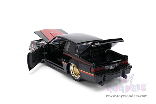 Jada Toys Bigtime Muscles - Buick® Grand National™ Hard Top (1987, 1/24 scale diecast model car, Black/Red) 36586