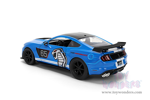 Jada Toys Bigtime Muscle - Ford Mustang Shelby® GT500® #65 "Ford Performance" (2020, 1/24 scale diecast model car, Blue/White stripes) 36587
