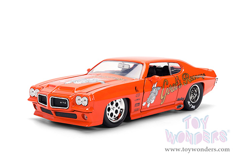 Jada Toys Bigtime Muscle - Pontiac® GTO® "Goat's Revenge" (1971, 1/24 scale diecast model car, Orange) 36591
