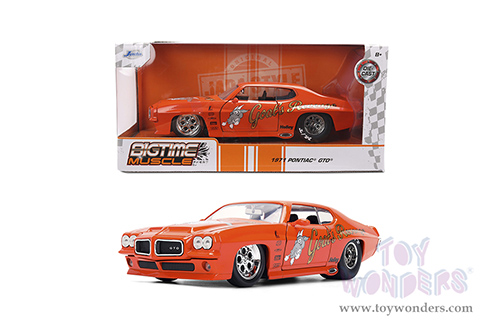 Jada Toys Bigtime Muscle - Pontiac® GTO® "Goat's Revenge" (1971, 1/24 scale diecast model car, Orange) 36591