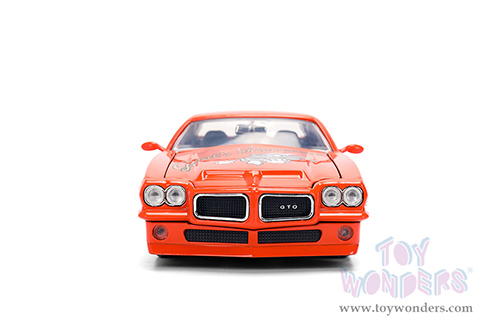 Jada Toys Bigtime Muscle - Pontiac® GTO® "Goat's Revenge" (1971, 1/24 scale diecast model car, Orange) 36591