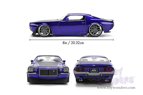 Jada Toys Bigtime Muscle - Chevrolet® Camaro® Z28 (1971, 1/24 scale diecast model car, Purple) 36592