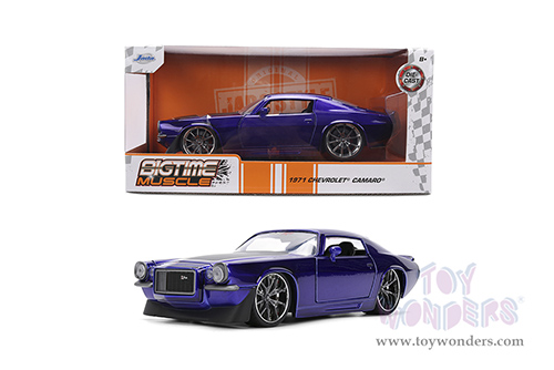 Jada Toys Bigtime Muscle - Chevrolet® Camaro® Z28 (1971, 1/24 scale diecast model car, Purple) 36592