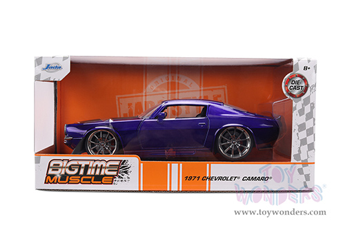 Jada Toys Bigtime Muscle - Chevrolet® Camaro® Z28 (1971, 1/24 scale diecast model car, Purple) 36592