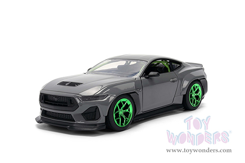 Jada Toys Bigtime Muscle - Ford Mustang RTR (2024, 1/24 scale diecast model car, Glossy Gray) 36593
