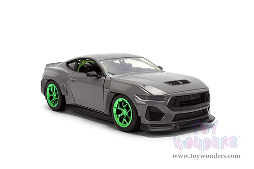 Jada Toys Bigtime Muscle - Ford Mustang RTR (2024, 1/24 scale diecast model car, Glossy Gray) 36593