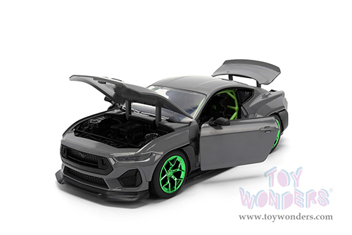 Jada Toys Bigtime Muscle - Ford Mustang RTR (2024, 1/24 scale diecast model car, Glossy Gray) 36593
