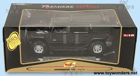Maisto - Hummer H2 SUV (2003, 1:18, Black) 36631