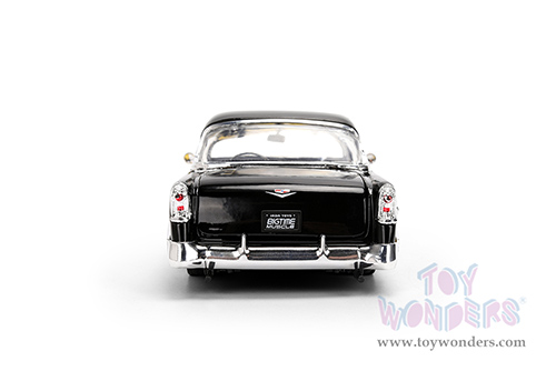 Jada Toys Bigtime Muscle - Chevrolet® Bel Air® (1956, 1/24 scale diecast model car, Yellow/Black) 36648