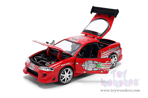 Jada Toys Fast & Furious - Brian's Mitsubishi Eclipse Remix (1/24 scale diecast model car, Red) 36815