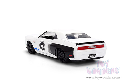 Jada Toys - Hollywood Rides | Dodge Challenger SRT8 Stormtrooper "Star Wars" (2012, 1/32 scale diecast model car, White) 36915