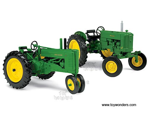 Tomy ERTL John Deere - Vintage Farm Tractor Set (1947/ 1952, 1/16 scale diecast model car, Asstd.) 36961Q
