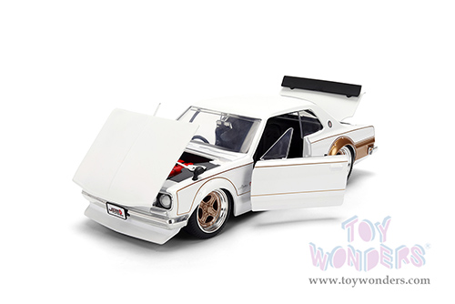Jada Toys JDM Tuners™ - Nissan Skyline GT-R (1971, 1/24, diecast model car, White/Gold) 37021