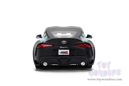 Jada Toys JDM Tuners™ - Toyota GR Supra HKS (2020, 1/24, diecast model car, Matte Black/Green) 37023