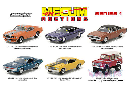 Greenlight - Mecum Auctions Series 1 Assortment (1/64 scale diecast model car, Asstd.) 37110/48