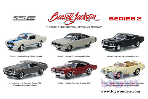 Greenlight - Barrett Jackson Scottsdale Edition Series 2 (1/64 scale diecast model car, Asstd.) 37130/48