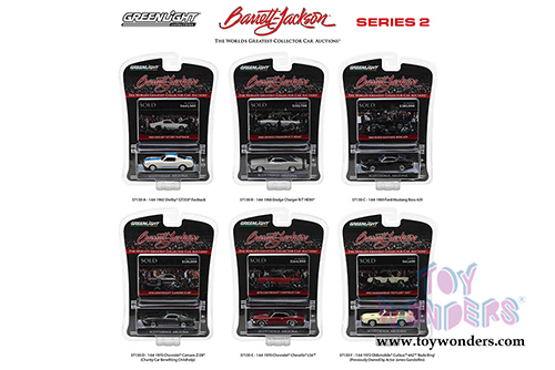 Greenlight - Barrett Jackson Scottsdale Edition Series 2 (1/64 scale diecast model car, Asstd.) 37130/48