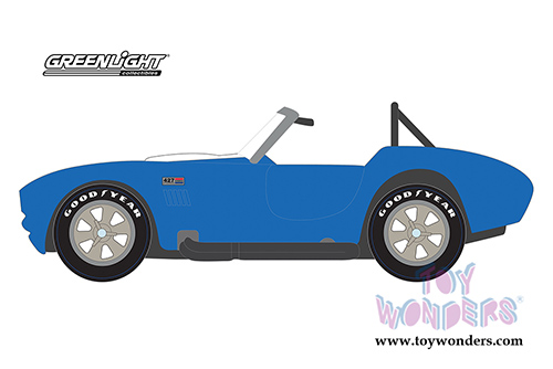 Greenlight - Mecum&trade; Auctions Collector Car Series 4 | Shelby 427 S/C Cobra Roadster - Indianapolis 2019 (1967, 1/64 scale diecast model car, Blue) 37190A/48