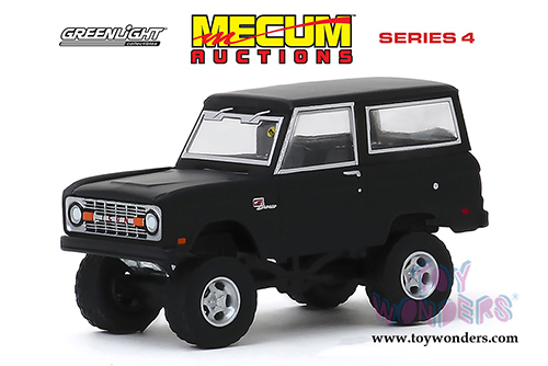 Greenlight - Mecum&trade; Auctions Collector Car Series 4 | Ford Icon Bronco - Houston 2019 (1968, 1/64 scale diecast model car, Black) 37190B/48