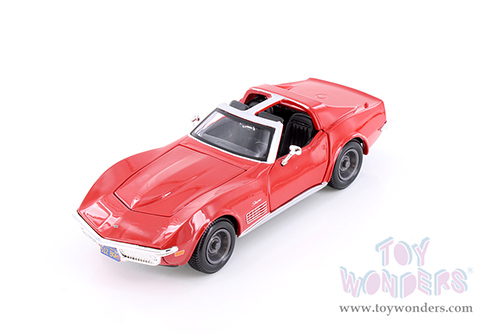 Showcasts® Collectibles - Chevrolet Corvette T-Top (1970, 1/24 scale diecast model car, Asstd.) 37202 MAP: $16.99