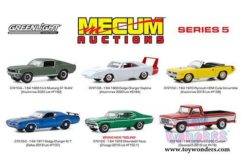 Greenlight - Mecum&trade; Auctions Collector Cars Series 5 (1/64 scale diecast model car, Asstd.) 37210/48
