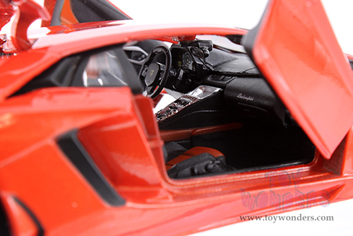 Showcasts® Collectibles - Lamborghini Aventador Coupé (1/24 scale diecast model car, Orange) 37210 MAP: $19.99