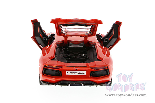 Showcasts® Collectibles - Lamborghini Aventador Coupé (1/24 scale diecast model car, Orange) 37210 MAP: $19.99