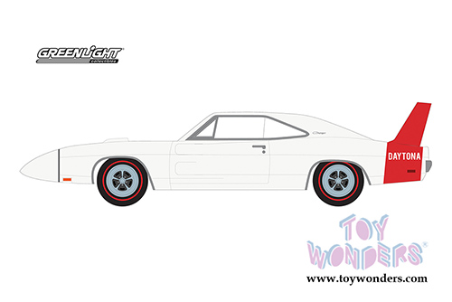 Greenlight - Mecum&trade; Auctions Collector Car Series 5 | Dodge Charger Daytona (Kissimmee 2020 Lot #S184) (1969, 1/64 scale diecast model car, White) 37210B/48