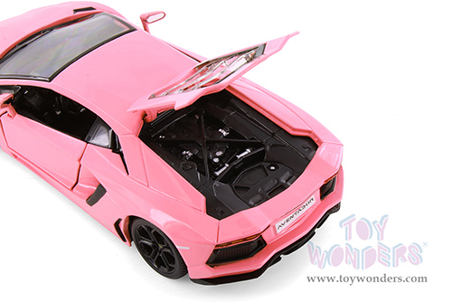Showcasts® Collectibles - Lamborghini Aventador Coupé (1/24 scale diecast model car, Pink) 38210PK MAP: $22.99