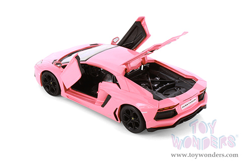 Showcasts® Collectibles - Lamborghini Aventador Coupé (1/24 scale diecast model car, Pink) 38210PK MAP: $22.99