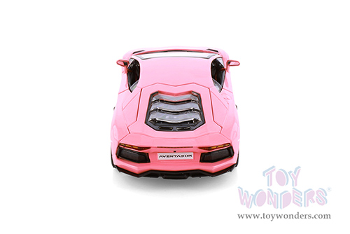 Showcasts® Collectibles - Lamborghini Aventador Coupé (1/24 scale diecast model car, Pink) 38210PK MAP: $22.99