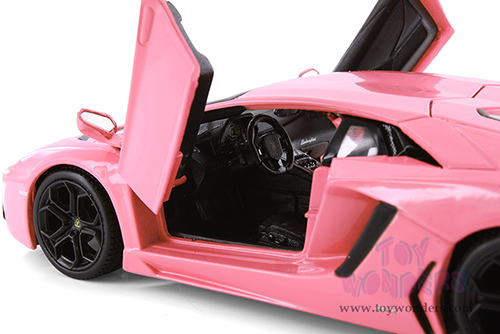 Showcasts® Collectibles - Lamborghini Aventador Coupé (1/24 scale diecast model car, Pink) 38210PK MAP: $22.99