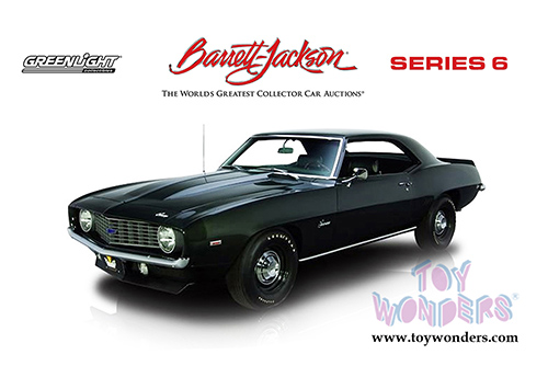Greenlight - Barrett Jackson Scottsdale Series 6 | Chevrolet&reg; COPO Camaro&reg; ZL1 (Lot #1409) (1969, 1/64 scale diecast model car, Fathom Green) 37220B/48