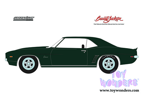Greenlight - Barrett Jackson Scottsdale Series 6 | Chevrolet&reg; COPO Camaro&reg; ZL1 (Lot #1409) (1969, 1/64 scale diecast model car, Fathom Green) 37220B/48