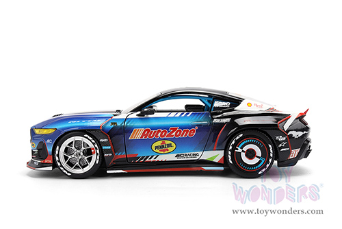 Jada Toys RTR Vehicles - Ford Mustang RTR #130 James Deane "AutoZone" "Formula Drift PRO Championship" (2025) with Lights (2025, 1/24, diecast model car, Blue/Black) 37244/4