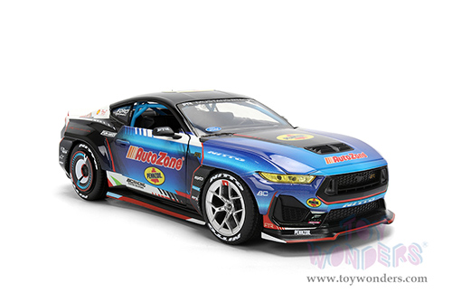 Jada Toys RTR Vehicles - Ford Mustang RTR #130 James Deane "AutoZone" "Formula Drift PRO Championship" (2025) with Lights (2025, 1/24, diecast model car, Blue/Black) 37244/4