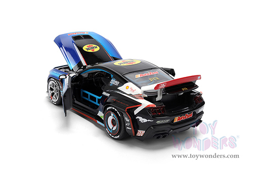 Jada Toys RTR Vehicles - Ford Mustang RTR #130 James Deane "AutoZone" "Formula Drift PRO Championship" (2025) with Lights (2025, 1/24, diecast model car, Blue/Black) 37244/4