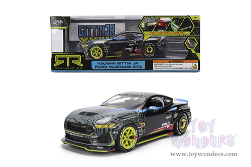 Jada Toys RTR Vehicles - Ford Mustang RTR #25 Vaughn Gittin Jr. "Formula Drift PRO Championship" (2025) with Lights (2025, 1/24, diecast model car, Black/Gray) 37246/4
