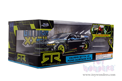 Jada Toys RTR Vehicles - Ford Mustang RTR #25 Vaughn Gittin Jr. "Formula Drift PRO Championship" (2025) with Lights (2025, 1/24, diecast model car, Black/Gray) 37246/4