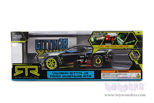 Jada Toys RTR Vehicles - Ford Mustang RTR #25 Vaughn Gittin Jr. "Formula Drift PRO Championship" (2025) with Lights (2025, 1/24, diecast model car, Black/Gray) 37246/4