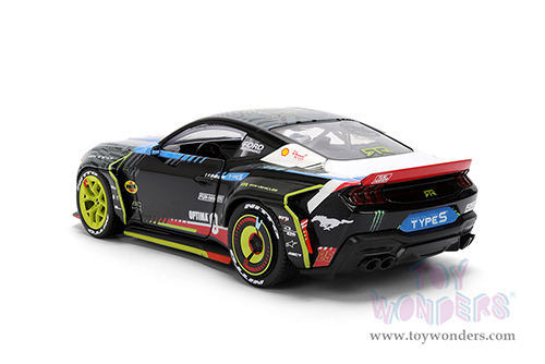 Jada Toys RTR Vehicles - Ford Mustang RTR #25 Vaughn Gittin Jr. "Formula Drift PRO Championship" (2025) with Lights (2025, 1/24, diecast model car, Black/Gray) 37246/4