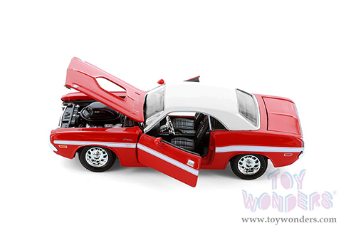 Showcasts® Collectibles - Dodge Challenger R/T Coupe Soft Top (1970, 1/24 scale diecast model car, Red) 37263 MAP: $19.99