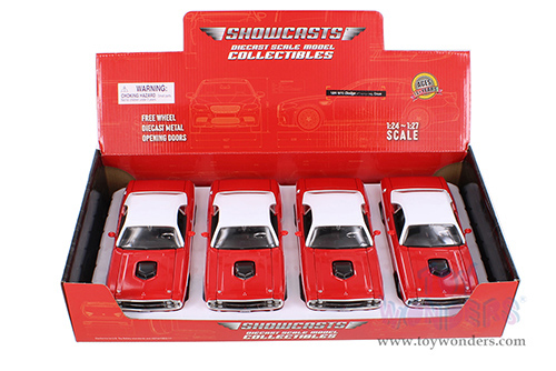 Showcasts® Collectibles - Dodge Challenger R/T Coupe Soft Top (1970, 1/24 scale diecast model car, Red) 37263 MAP: $19.99