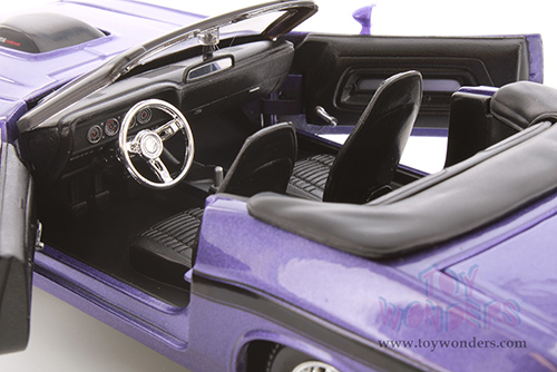 Showcasts® Collectibles - Dodge Challenger R/T Convertible (1970, 1/24 scale diecast model car, Purple) 37264 MAP: $19.99