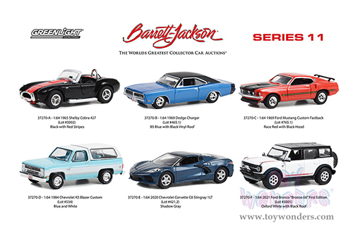 Greenlight - Barrett Jackson Series 11 (1/64 scale diecast model car, Asstd.) 37270/48