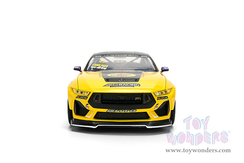 Jada Toys RTR Vehicles - Ford Mustang RTR #88 Chelsea Denofa "Pennzoil" "Formula Drift PRO Championship" (2025) with Lights (2025, 1/24, diecast model car, Yellow/Black/Purple) 37326/4