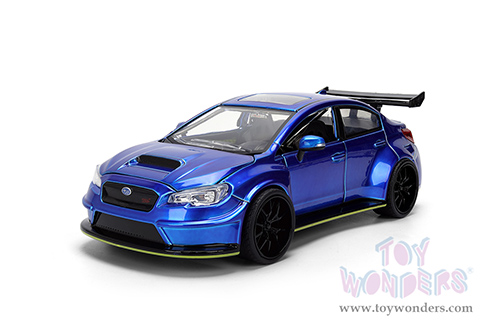 Jada Toys JDM Tuners™ - Subaru WRX STI Widebody (2016, 1/24, diecast model car, Candy Blue) 37491